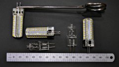 2016-09-22 Converting Studio flash modelling lights from halogen to LED