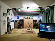 LED lighting demo. 2016-10-09 LED continuous lighting, long-shot