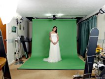 2016-11-26 Zoe34 in her own wedding dress