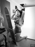 2017-04-09 Imogen animal print two piece swimsuit