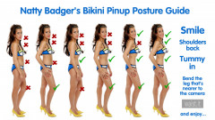 2017-08-19 Natty Badger vintage pinup posture guide