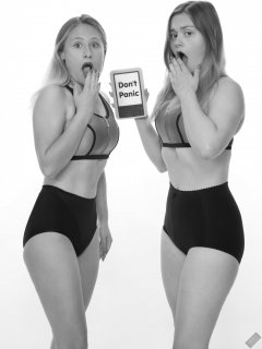 2019-05-04 Fabiene and CloEliza shocked!