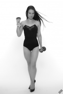2019-09-21 Kristine Gold posture and deportment practice still image