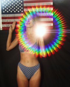 Juleigh with a tan
