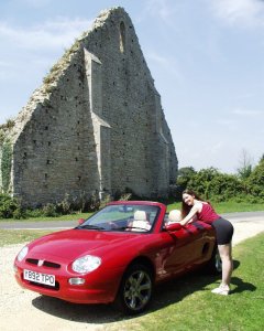 Chiara at St Leonards, New Forest with MGF