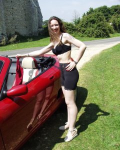 Chiara at St Leonards, New Forest with MGF