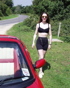 Chiara at St Leonards, New Forest with MGF