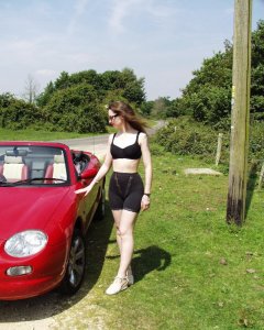Chiara at St Leonards, New Forest with MGF