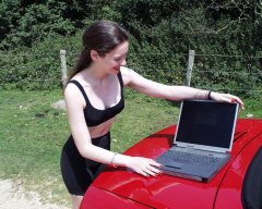 Chiara at St Leonards, New Forest with MGF
