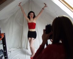 Alison photographs Chiara