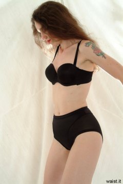 Chiara dances in her Dim Up's