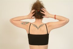 Chiara black lycra top
