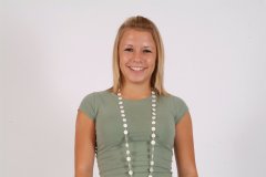 Sara as she arrived at studio