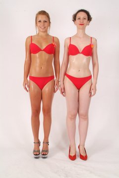 Sara and Chiara  full body rotation sequence