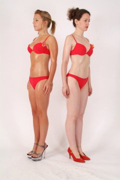 Sara and Chiara  full body rotation sequence