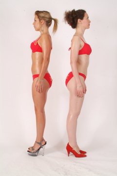 Sara and Chiara  full body rotation sequence