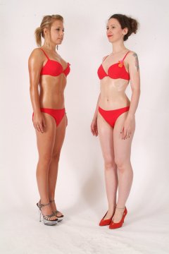 Sara and Chiara  full body rotation sequence