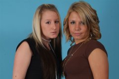 Jade and Sara retro fitness shoot