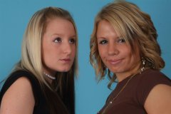 Jade and Sara retro fitness shoot