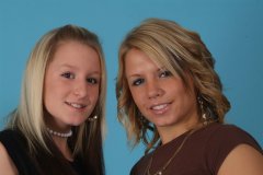 Jade and Sara retro fitness shoot