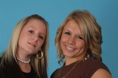 Jade and Sara retro fitness shoot