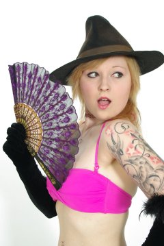 Photo from Miss Cristal Marie's first retro-fitness pin-up shoot, 2013-05-18