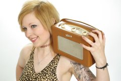 Photo from Miss Cristal Marie's first retro-fitness pin-up shoot, 2013-05-18
