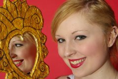 Photo from Miss Cristal Marie's first retro-fitness pin-up shoot, 2013-05-18