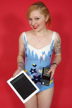Photo from Miss Cristal Marie's first retro-fitness pin-up shoot, 2013-05-18
