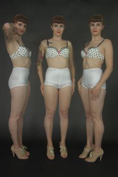 Miss Vixxen - remaking the Playtex Girdles ads