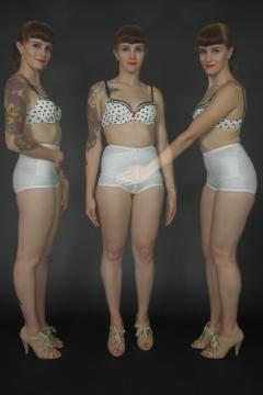 Miss Vixxen - remaking the Playtex Girdles ads