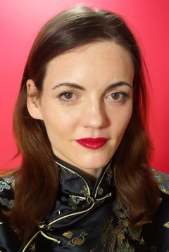 Anise in black and gold cheongsam