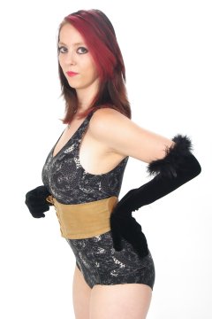 Lauren retro fitness shoot - one piece swimsuit