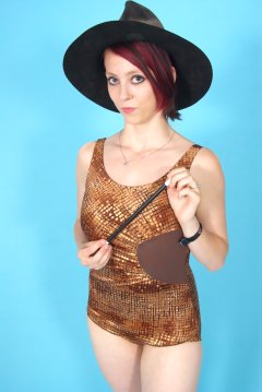 Lauren retro fitness shoot - one piece swimsuit
