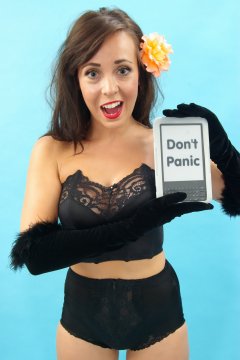 Kerri, bra and girdle