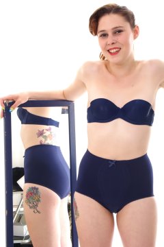 Lora bra and girdle