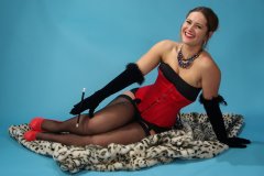 2014-10-18 Egle style 210 girdle and red Vollers corset