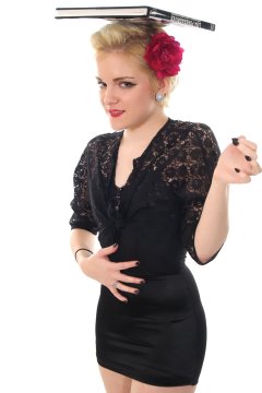 Abbie strepless longline bra top and skort