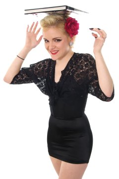 Abbie strepless longline bra top and skort