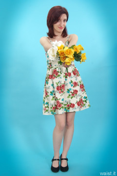 Dawsie retro floral dress