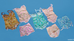 Flower power girdles and corselets