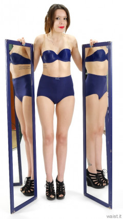 2015-03-21 LTidy - blue bra and girdle