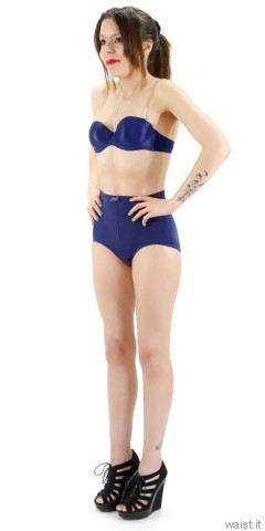 2015-03-21 LTidy - blue bra and girdle