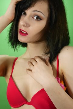 Olive Cartley red love bikini