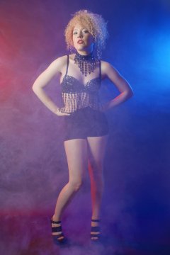 2015-08-14 Jazz black bra and sports bottoms