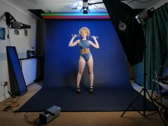 2015-08-14 Jazz in blue M&S croc skin swimsuit