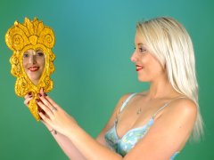 2015-08-22 Princess K animal print swimsuit