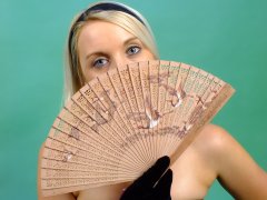 2015-08-22 Princess K black boobtube and girdle