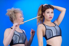 2015-09-13 Jazz and Laura larking about