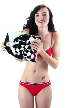 2015-10-24 Jodi Beth red belted bikini